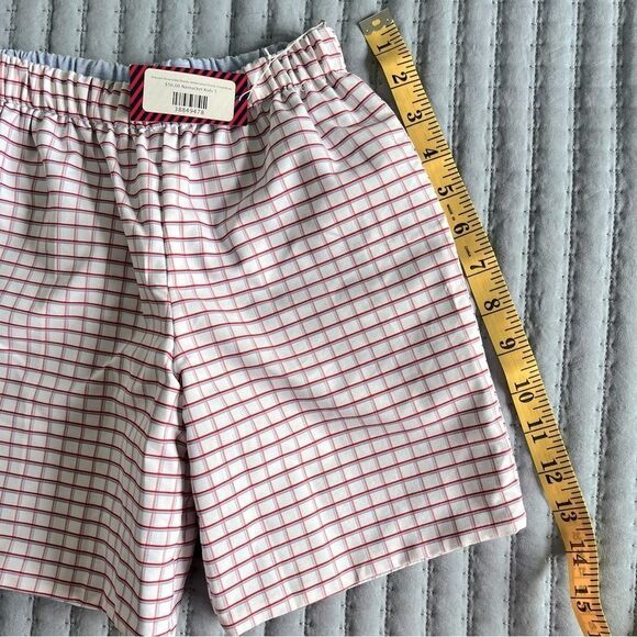 NEW Nantucket Kids Preston Reversible Shorts Red BluePlaid Chambray Boys Size 5 - Picture 10 of 11